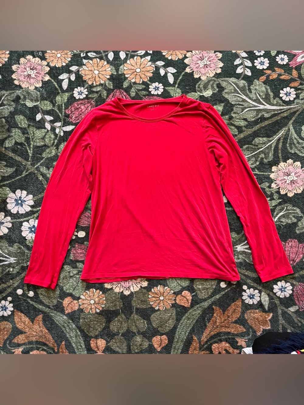 🍓 Land's End Red Longsleeve Tee 🍓